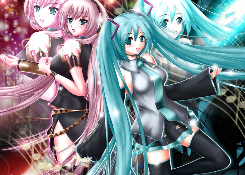 Miku and friends in concert