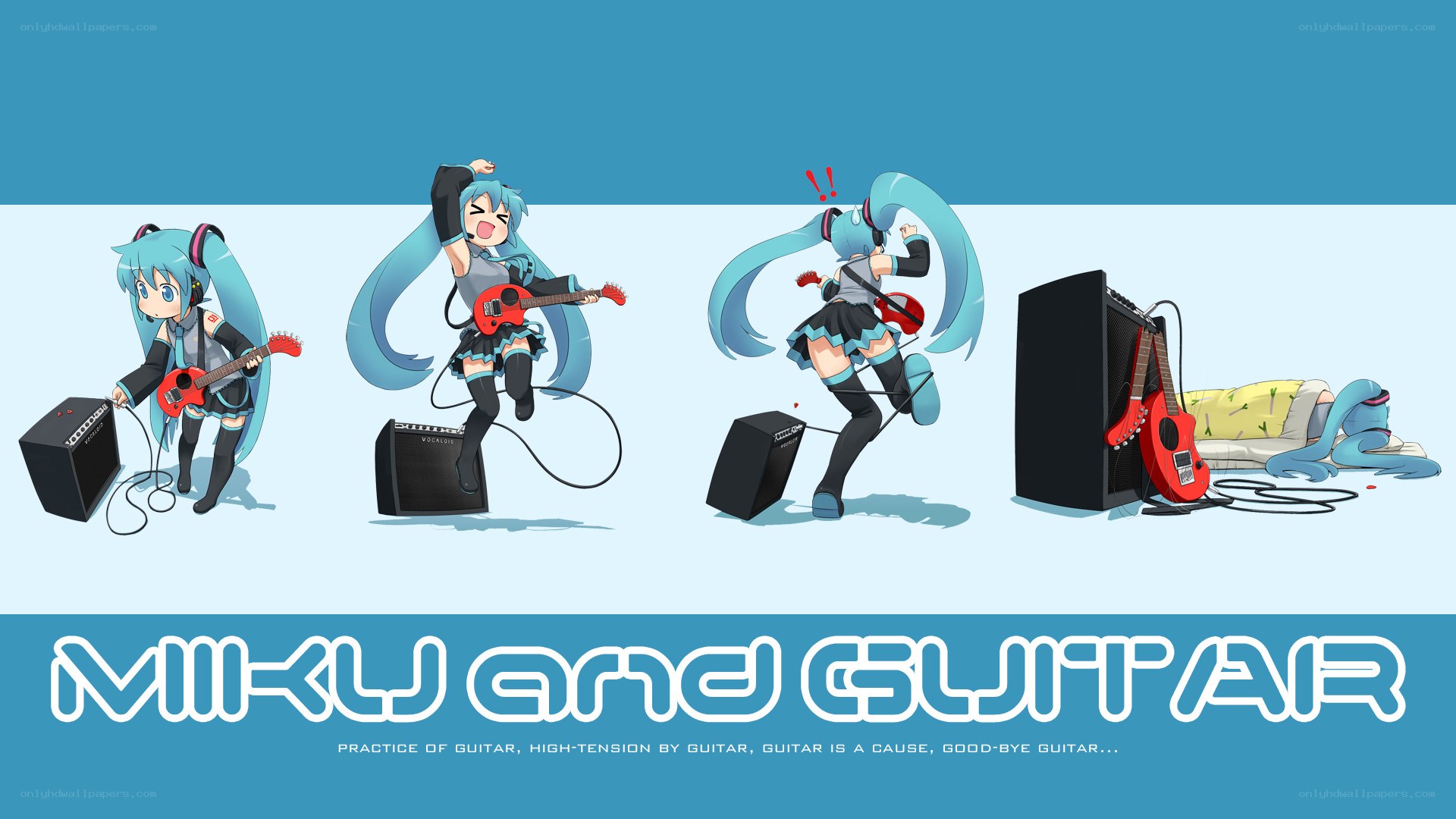 Miku and Guitar