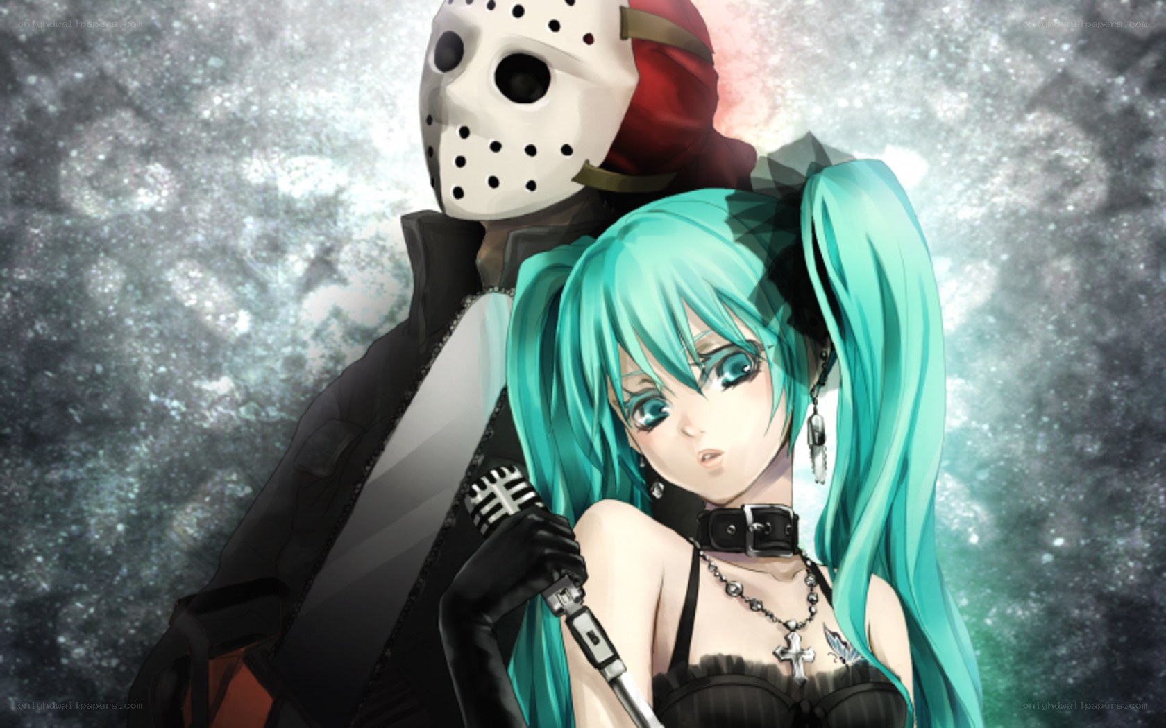 Miku and Jason Voorhees