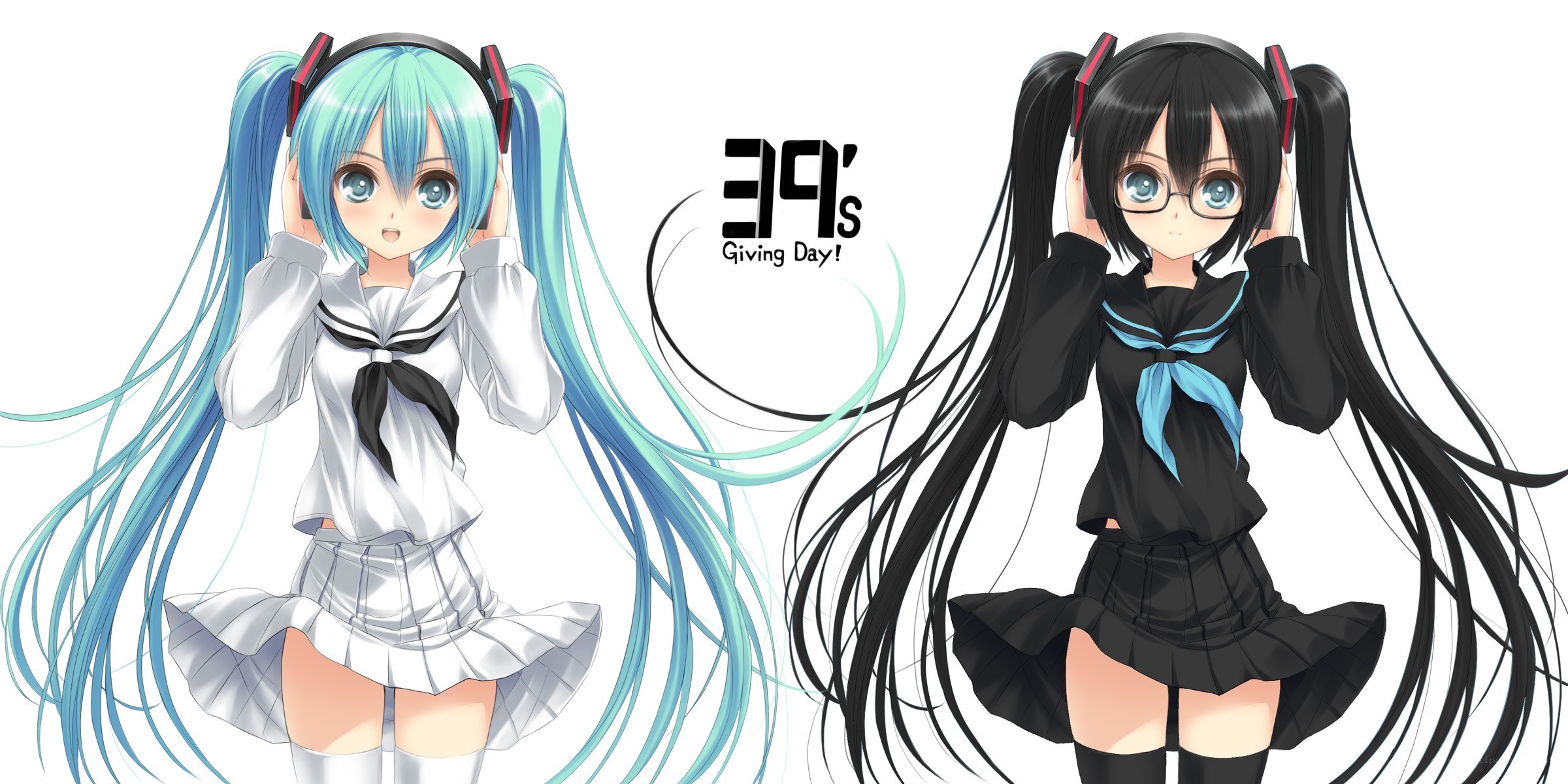 Miku and Kagamine characters