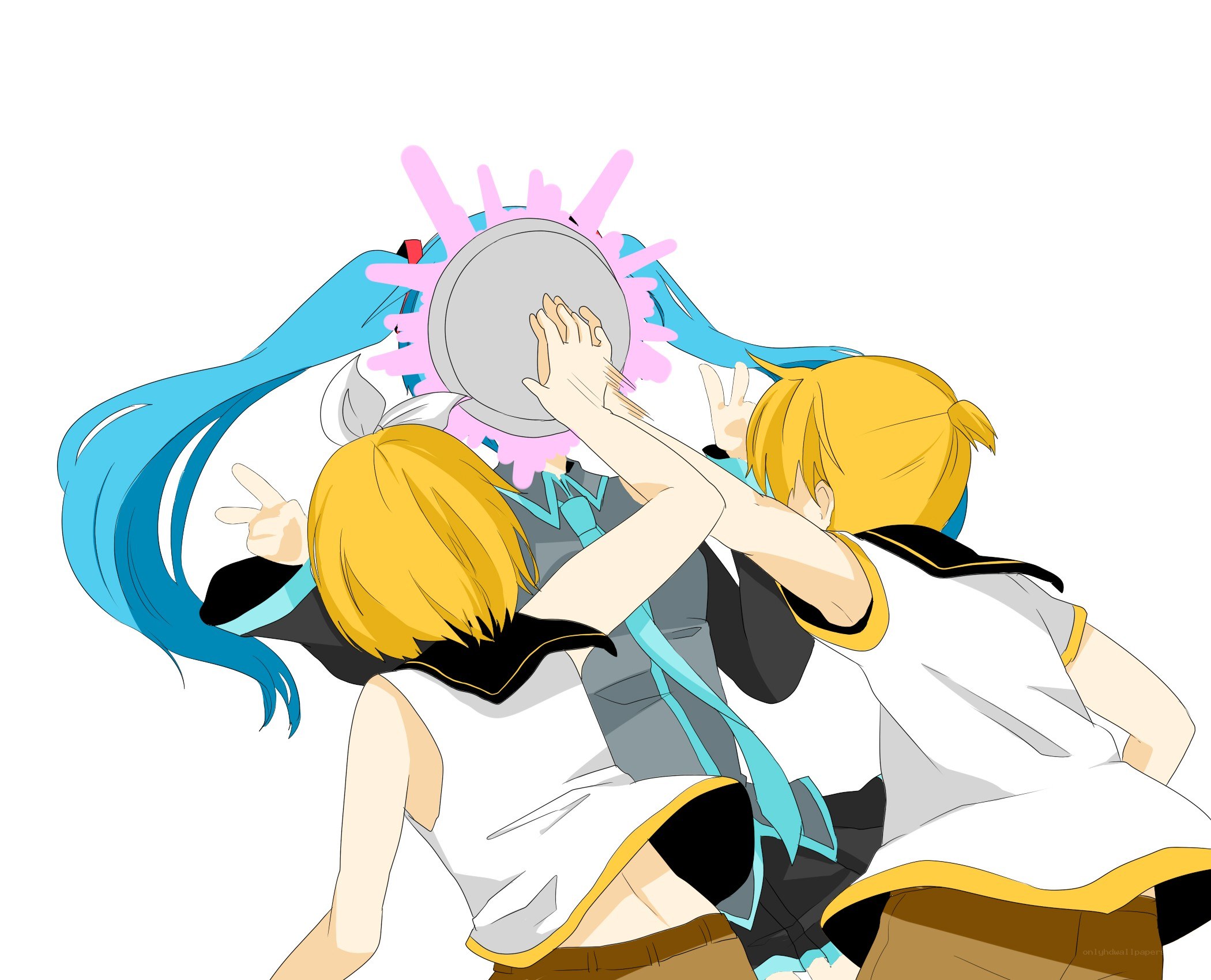 Miku and Kagamine twins