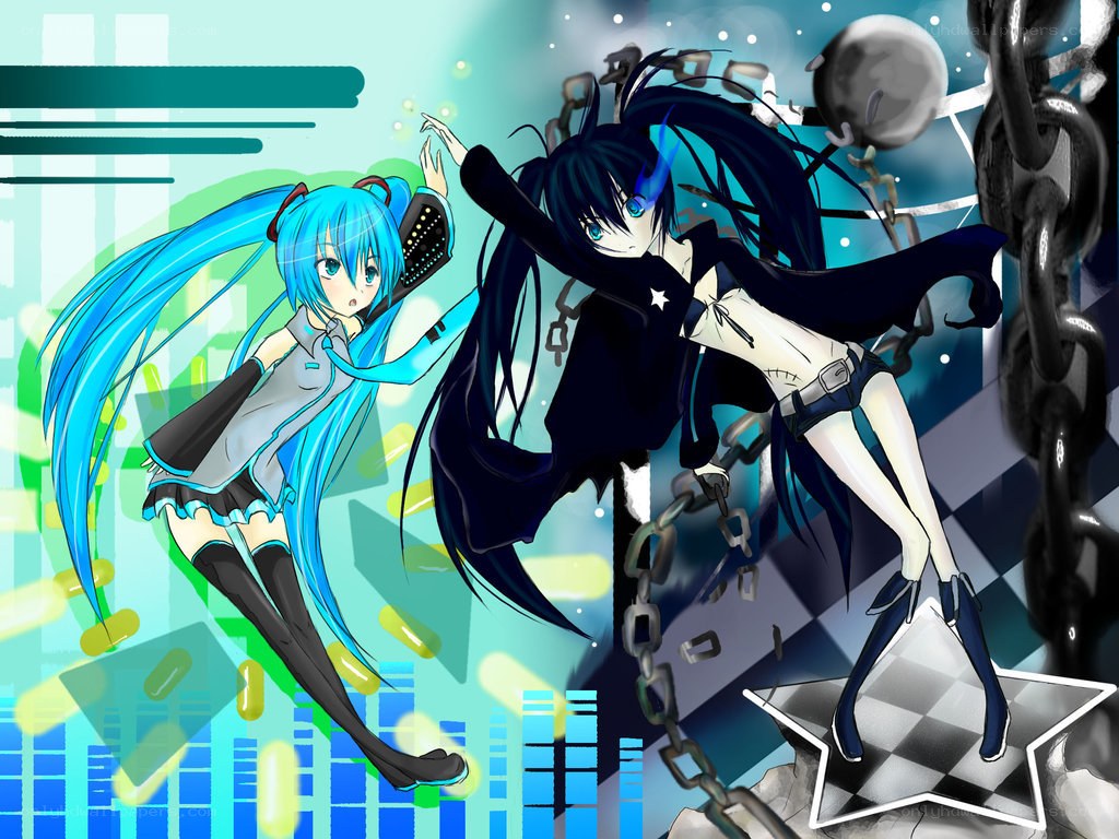 Miku and Kaito in action