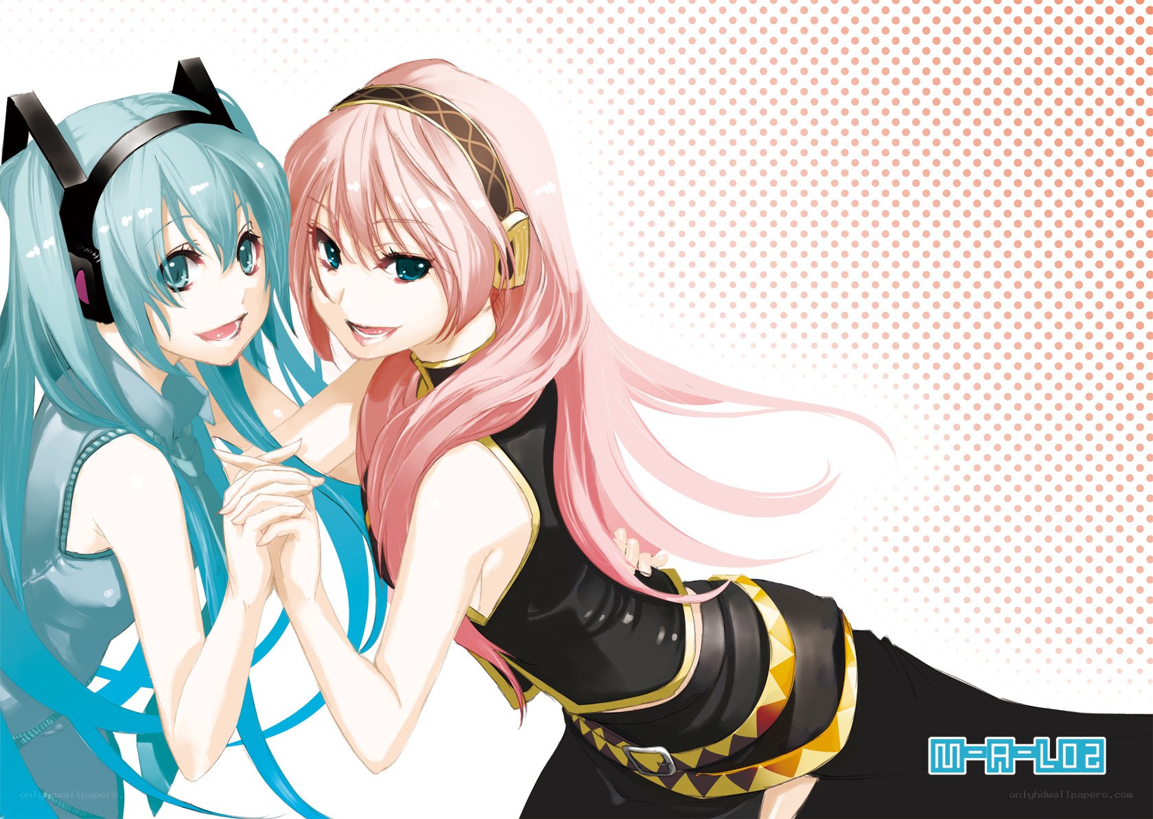 Miku and Lenne together
