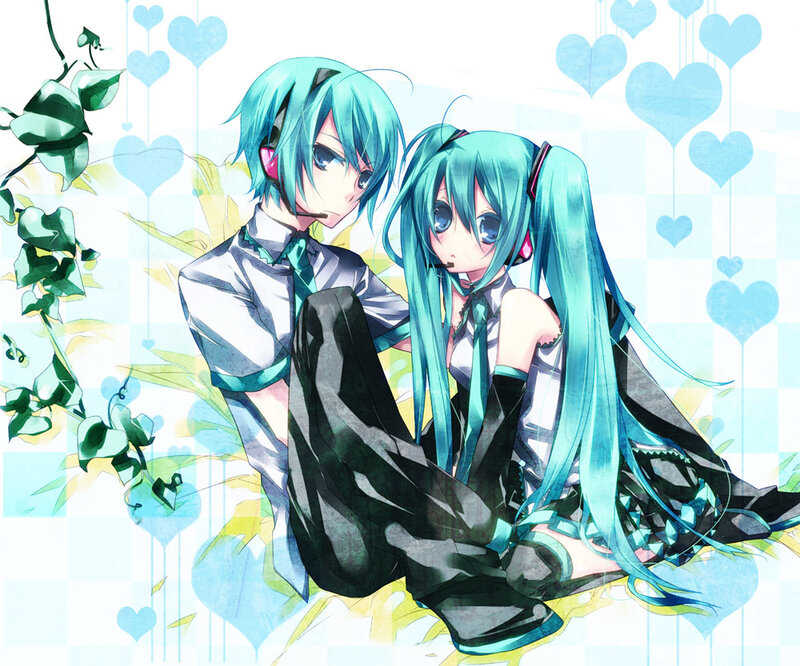 Miku and Miku duo artwork