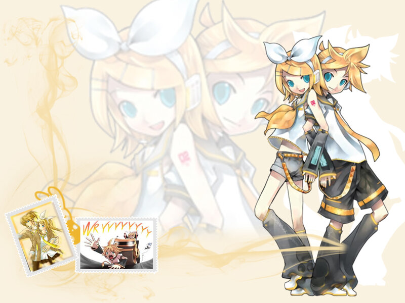 Miku and Rin characters