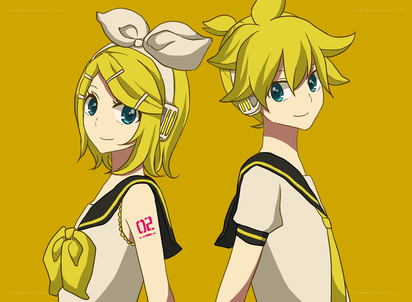 Miku and Rin characters