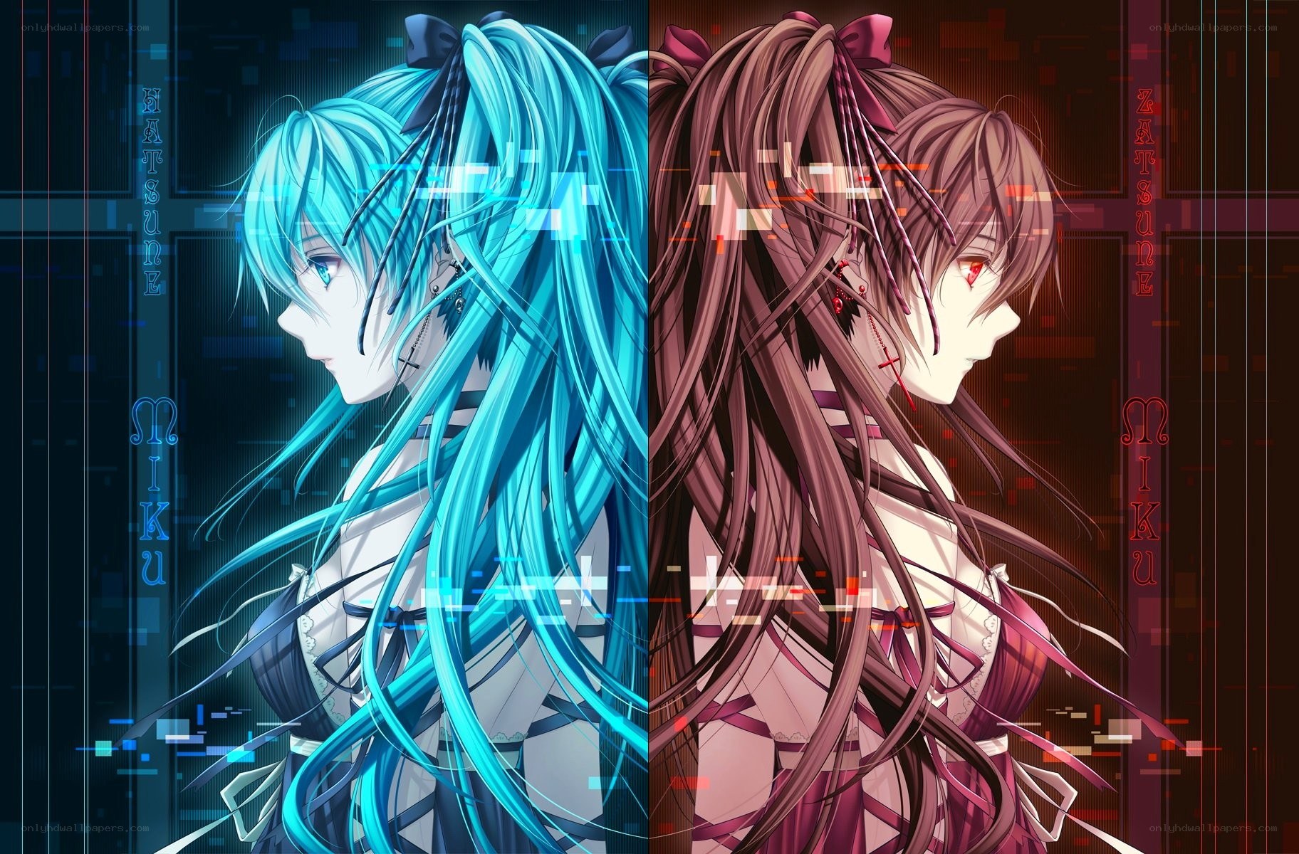 Miku and Zatsune Miku