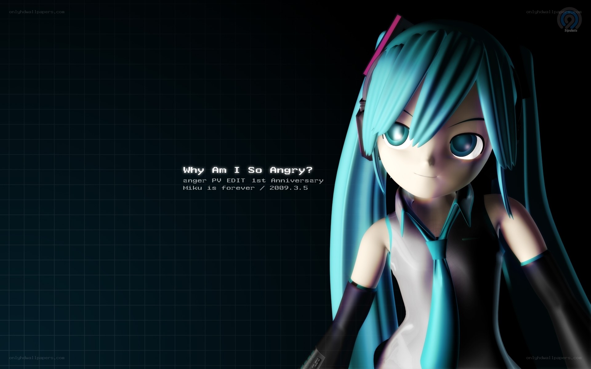 Miku angry wallpaper