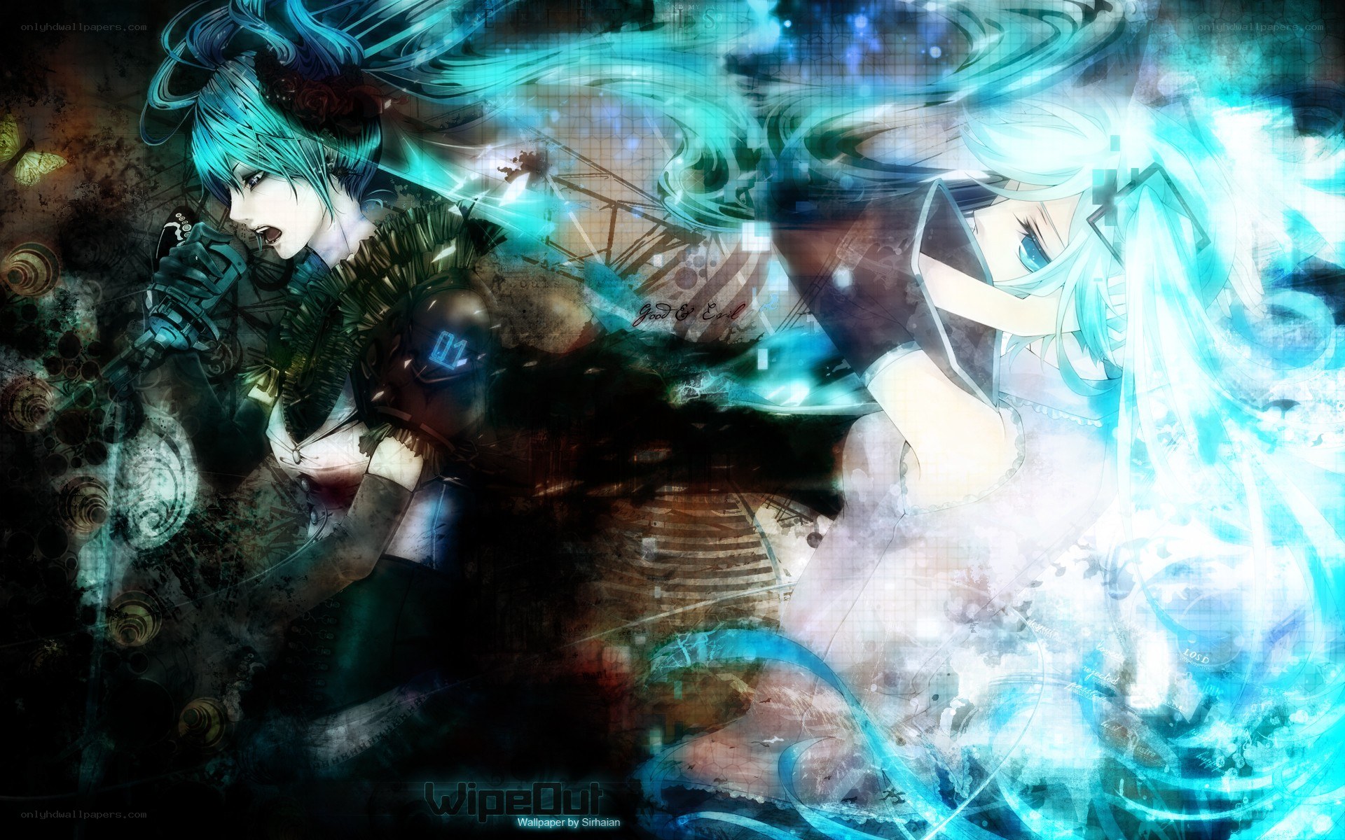 Miku anime digital art