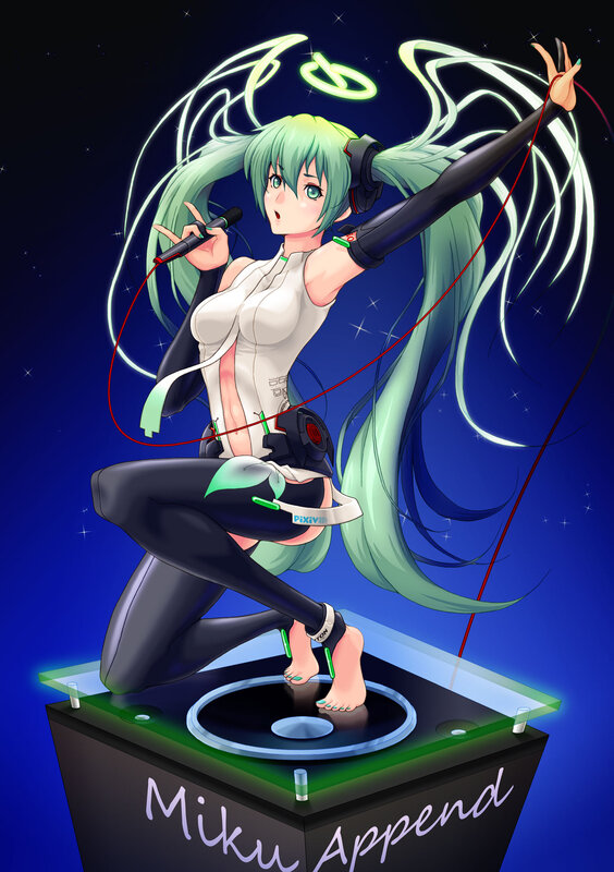 Miku Append figure art