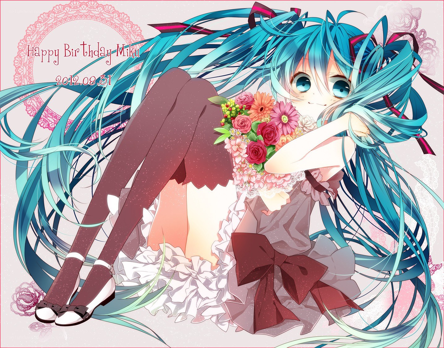Miku birthday illustration