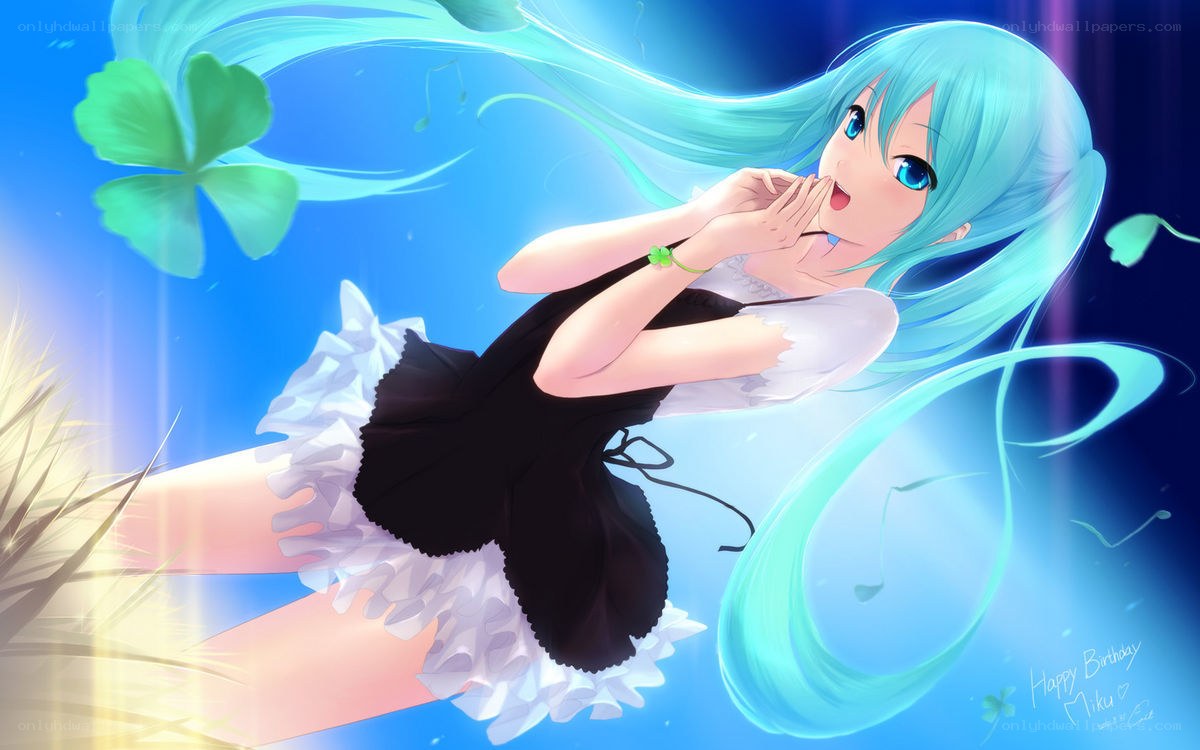 Miku birthday illustration