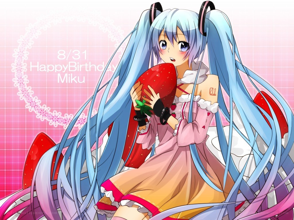Miku birthday illustration