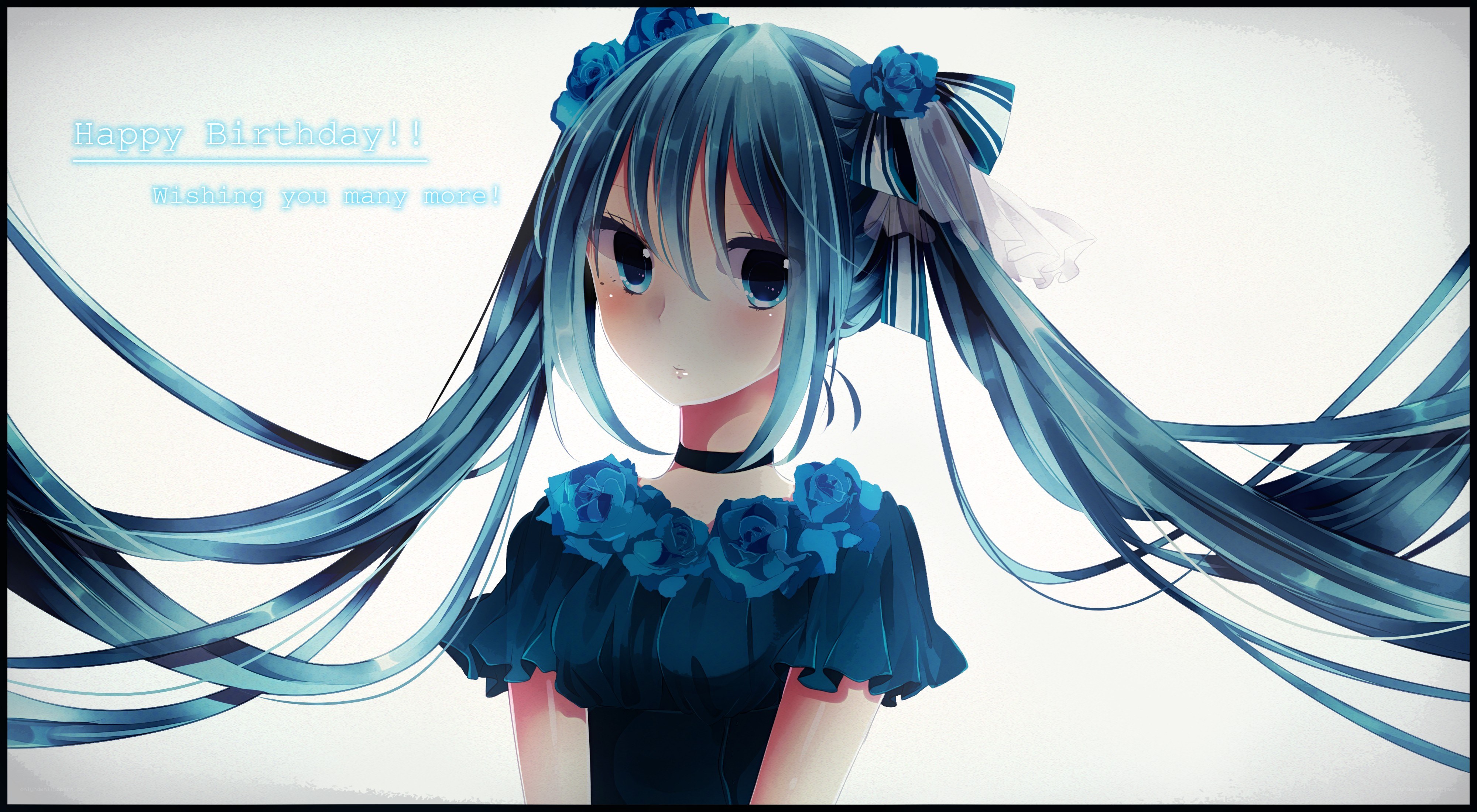 Miku birthday illustration
