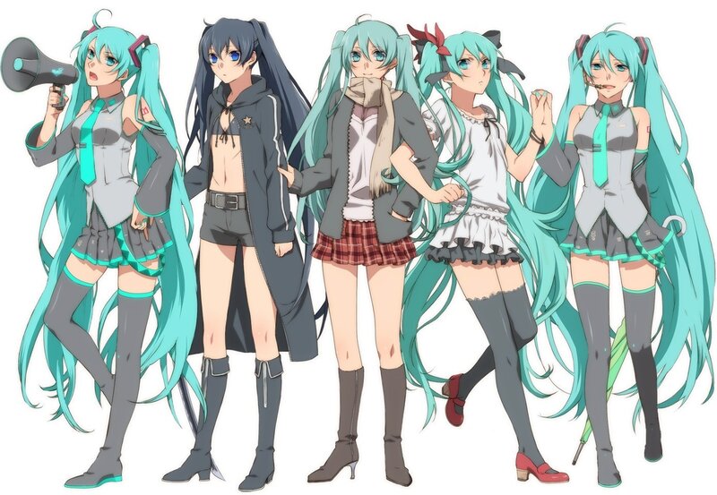 Miku character variations