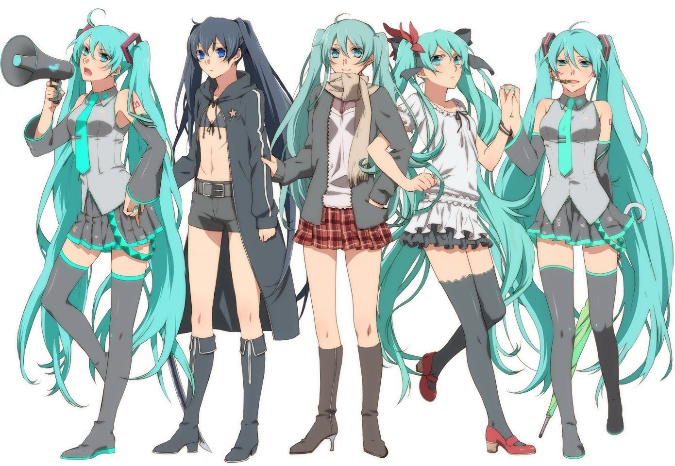 Miku character variations