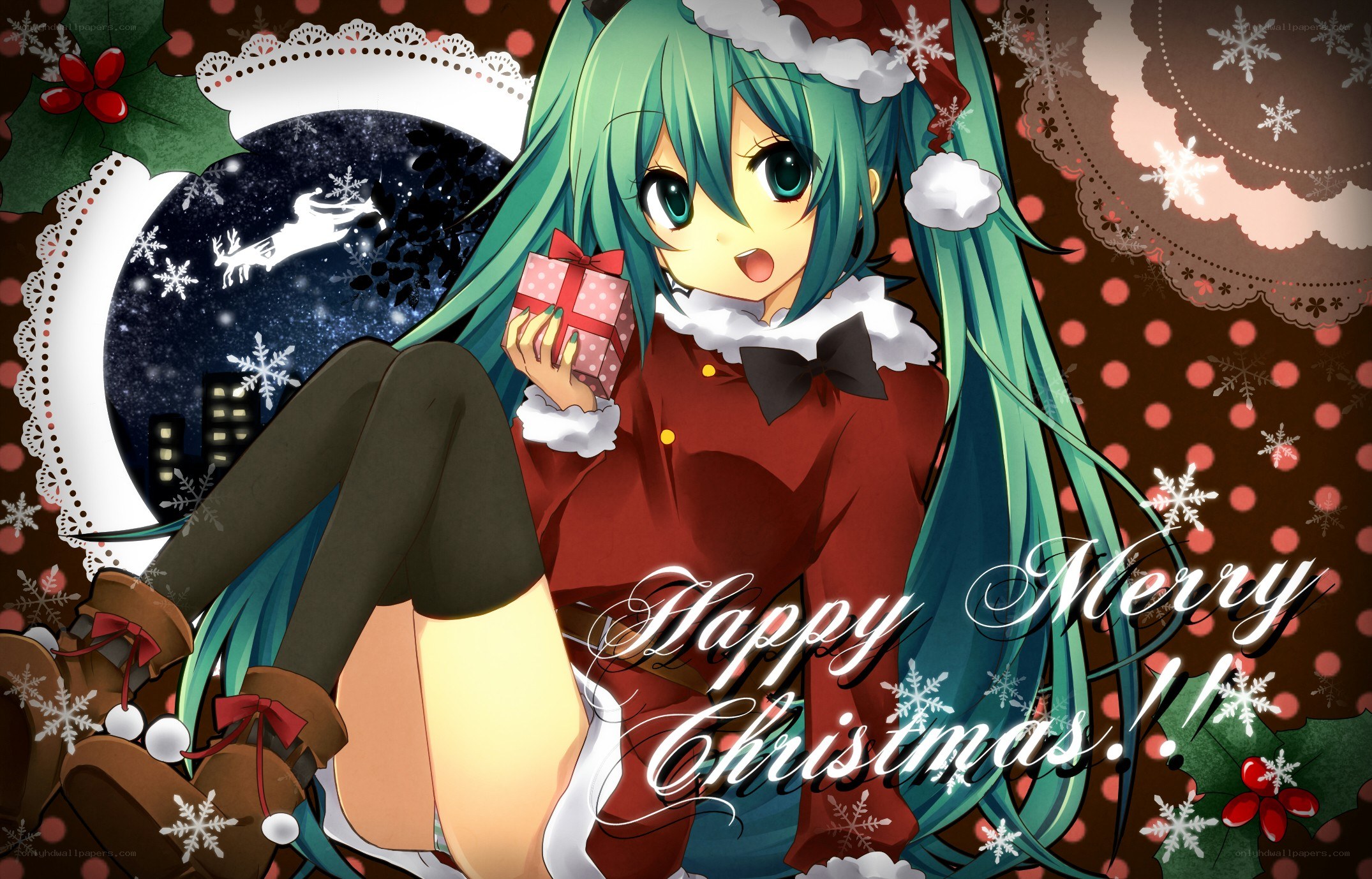 Miku Christmas greeting