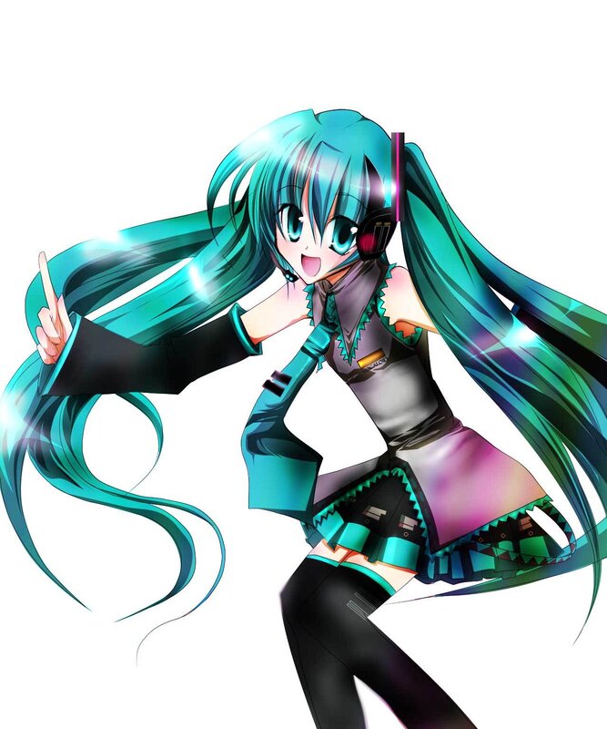 Miku dancing character