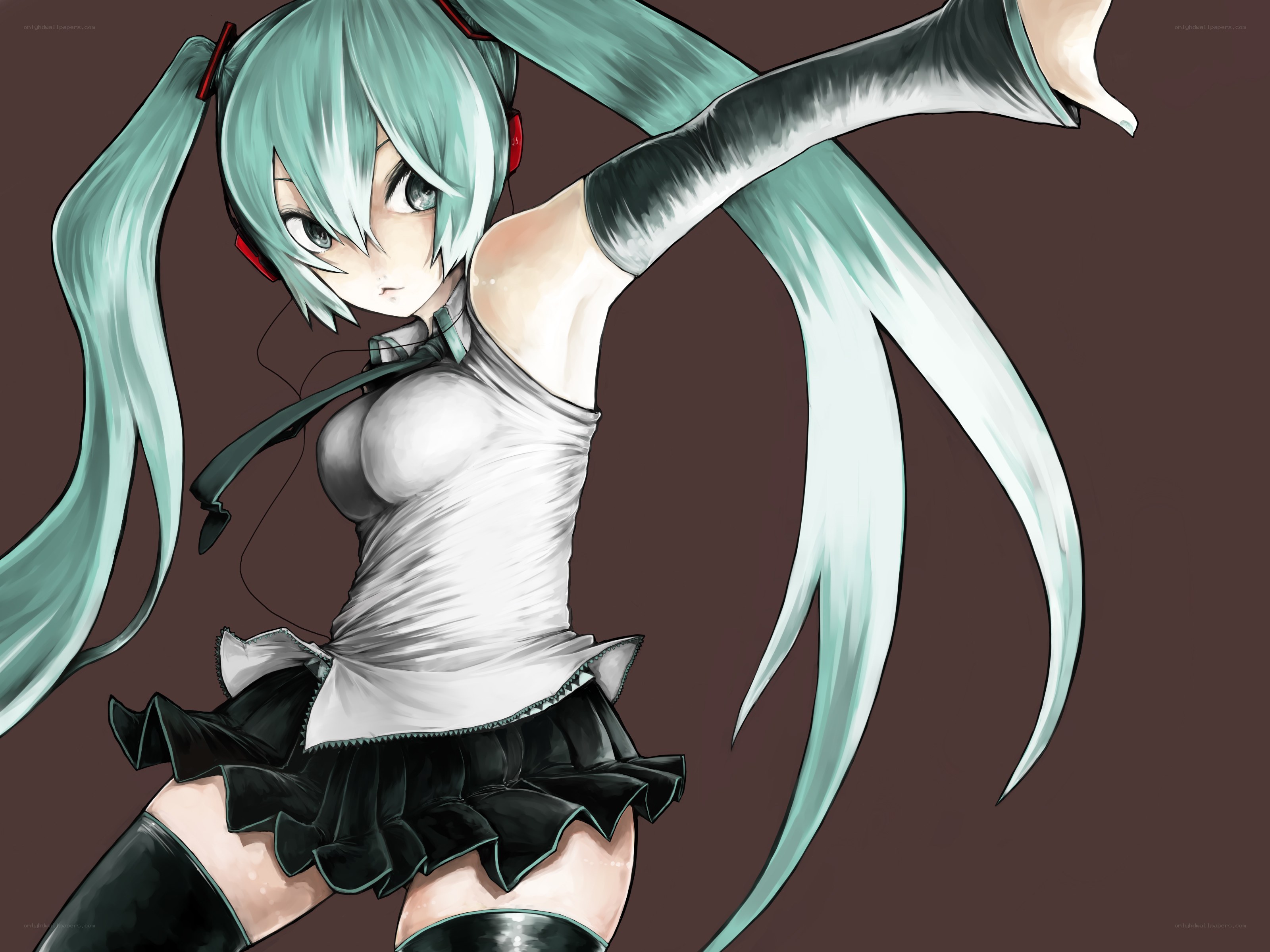 Miku dancing in motion