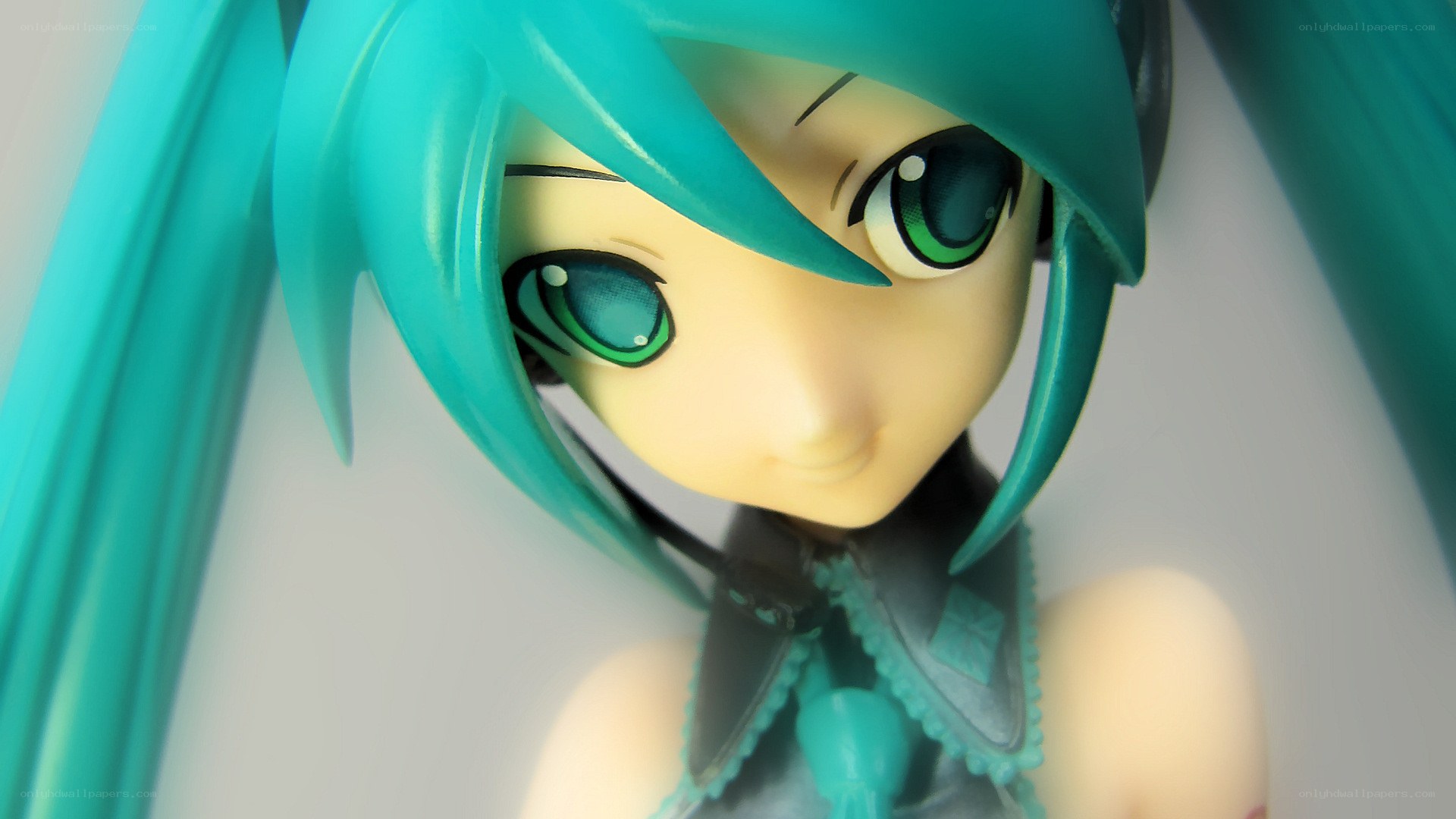 Miku figurine close-up