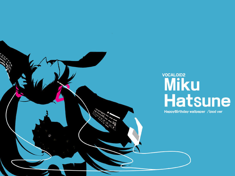 Miku Hatsune birthday wallpaper