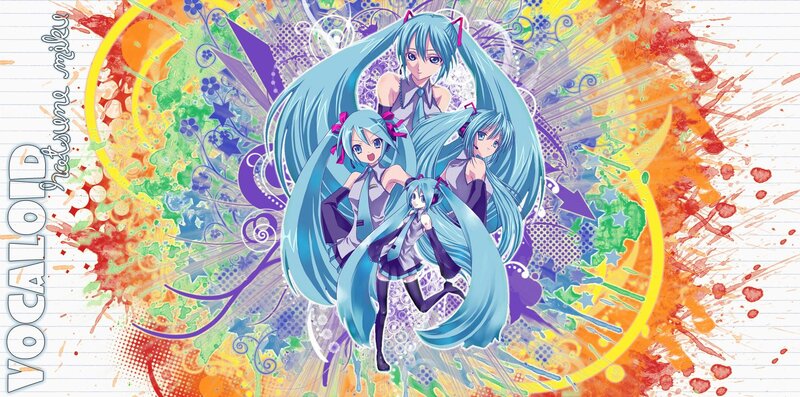 Miku Hatsune Character — Blue