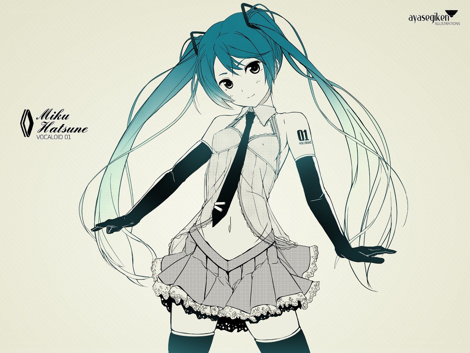 Miku Hatsune illustration