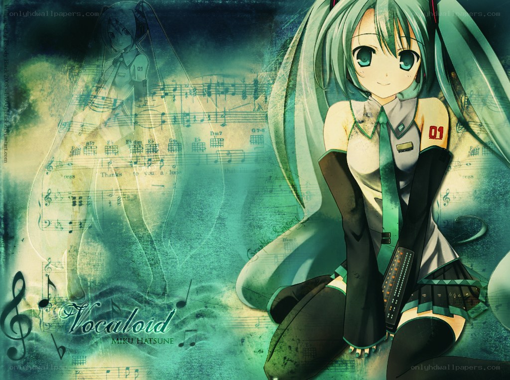 Miku Hatsune Vocaloid artwork