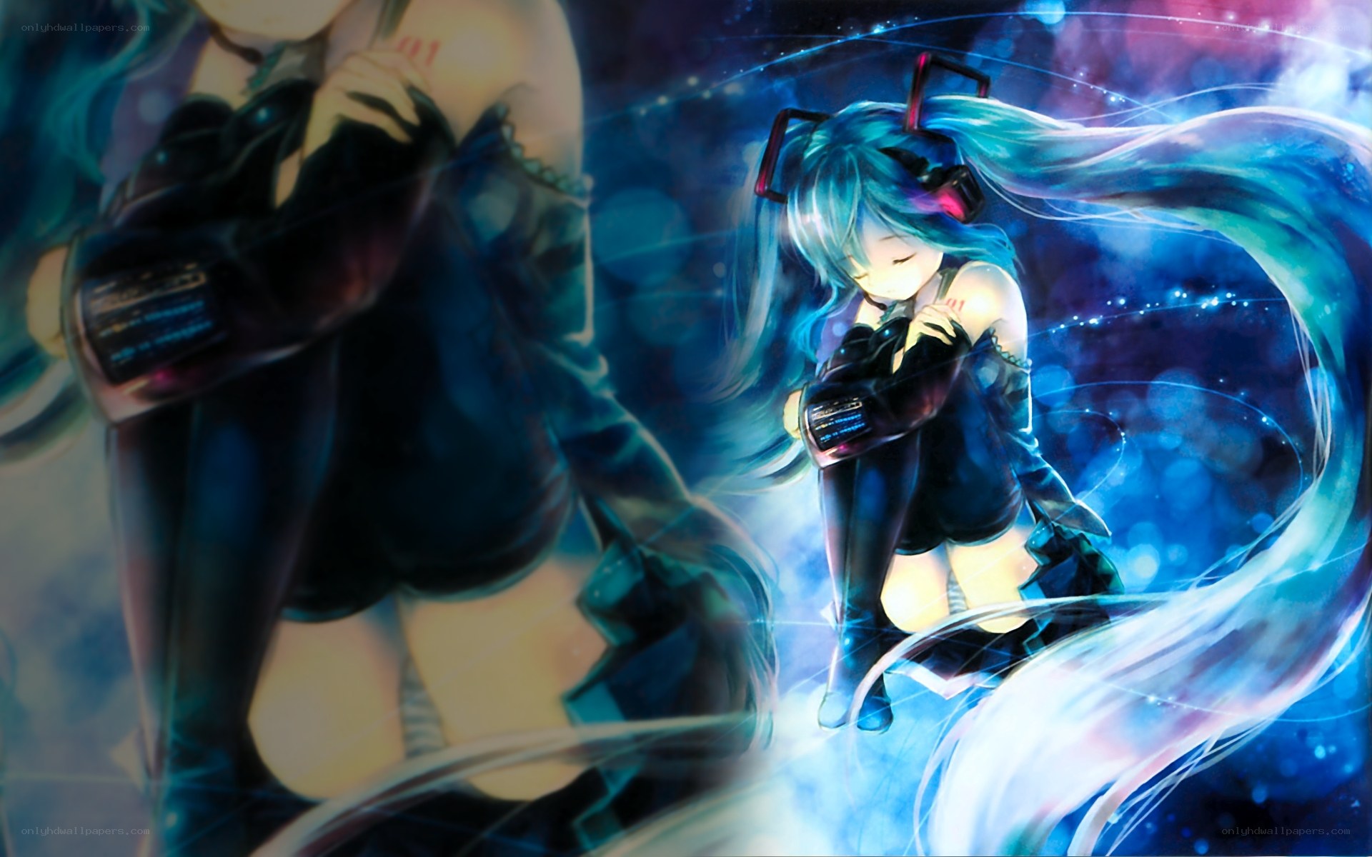 Miku in a blue dream