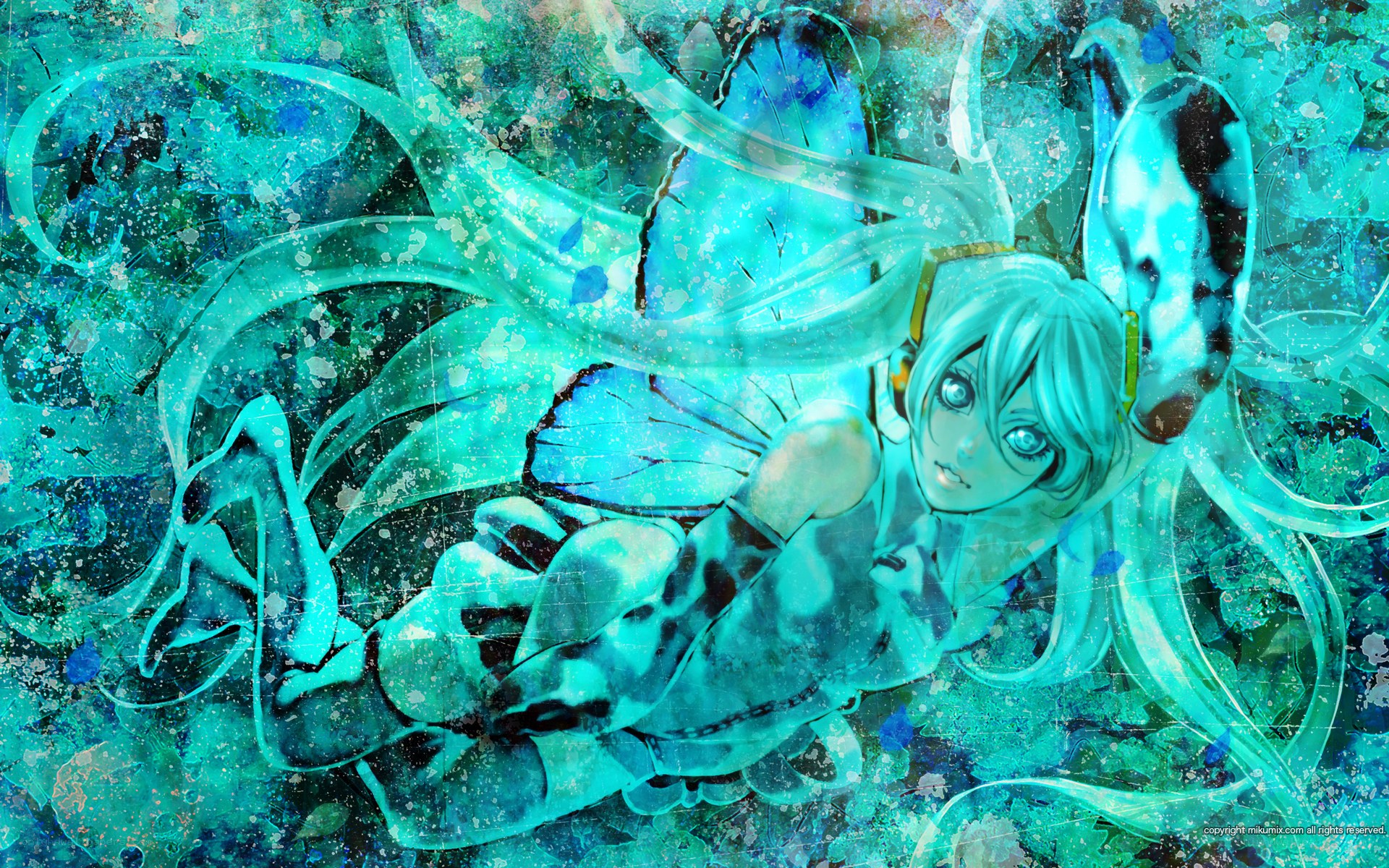 Miku in a blue dream