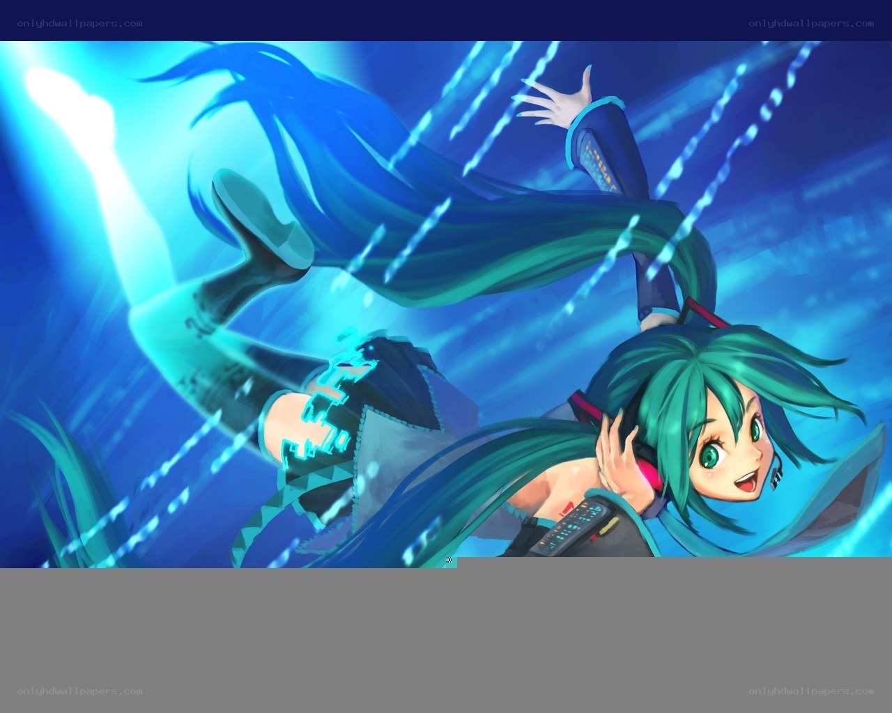 Miku in a blue dream