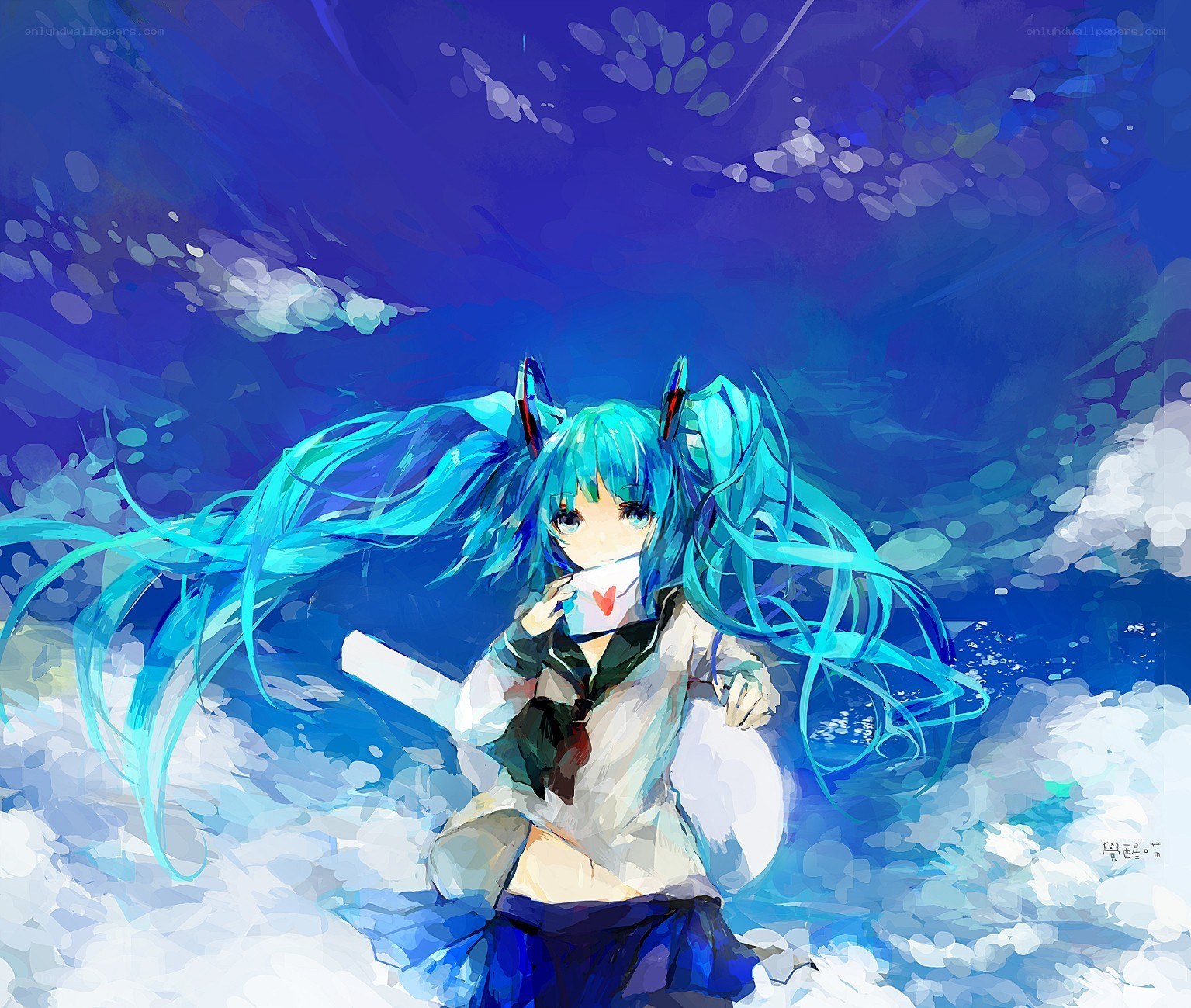 Miku in a blue dream