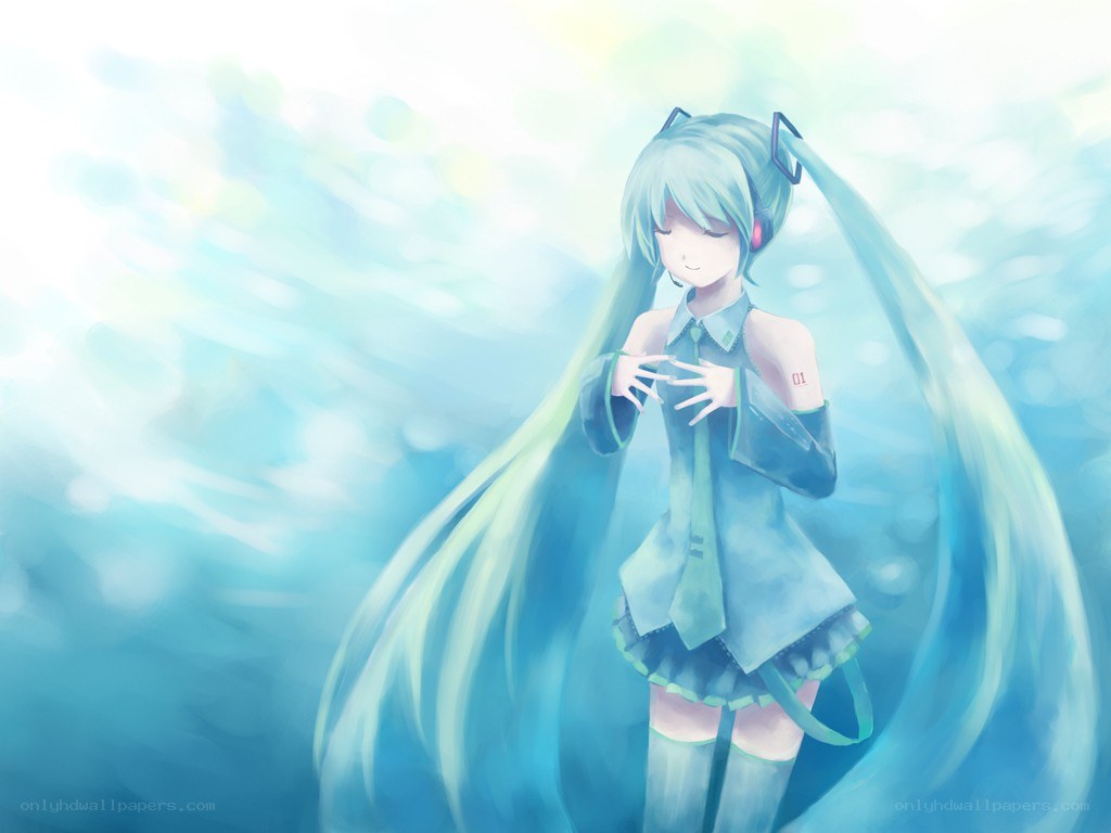 Miku in a blue dream