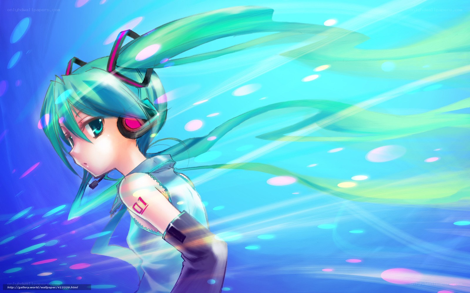 Miku in a blue world