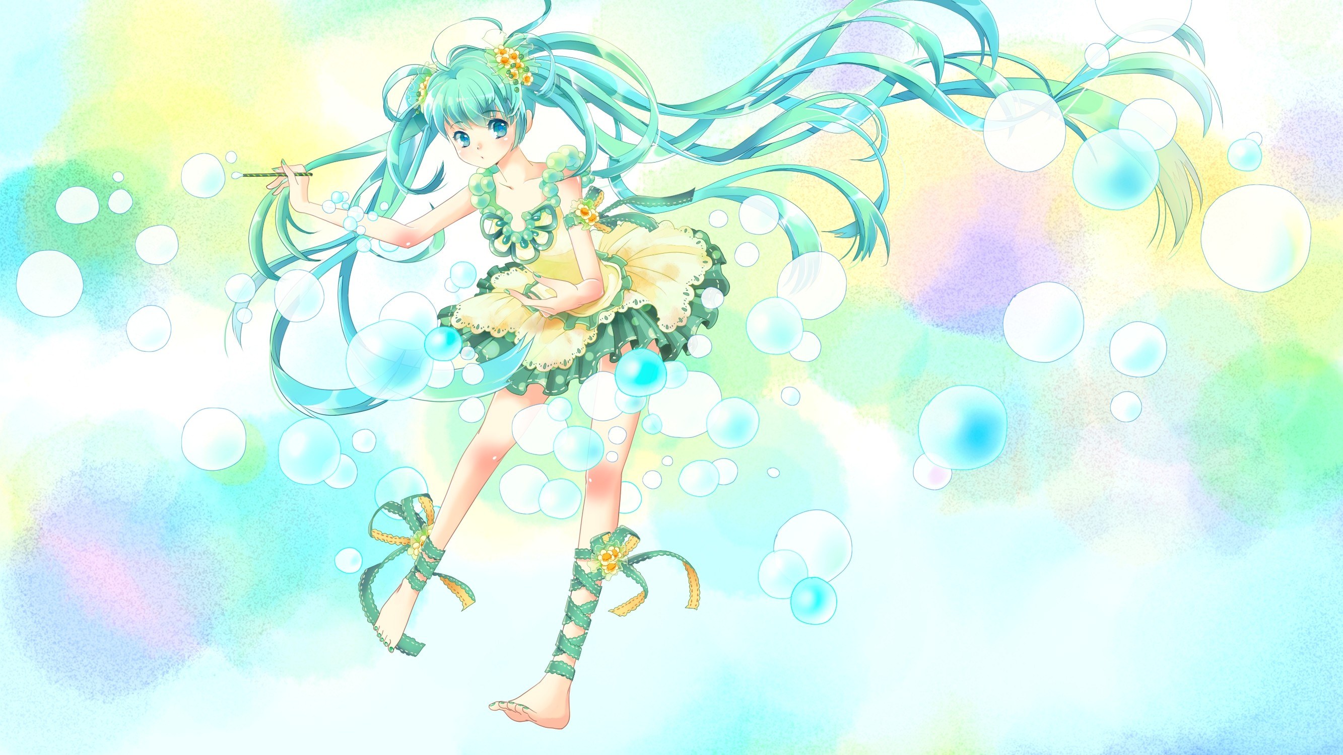 Miku in a bubble dress