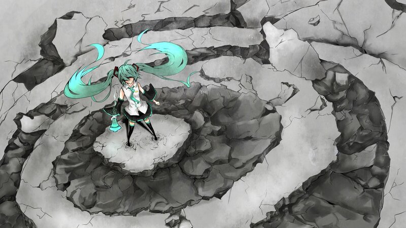 Miku in a cracked world