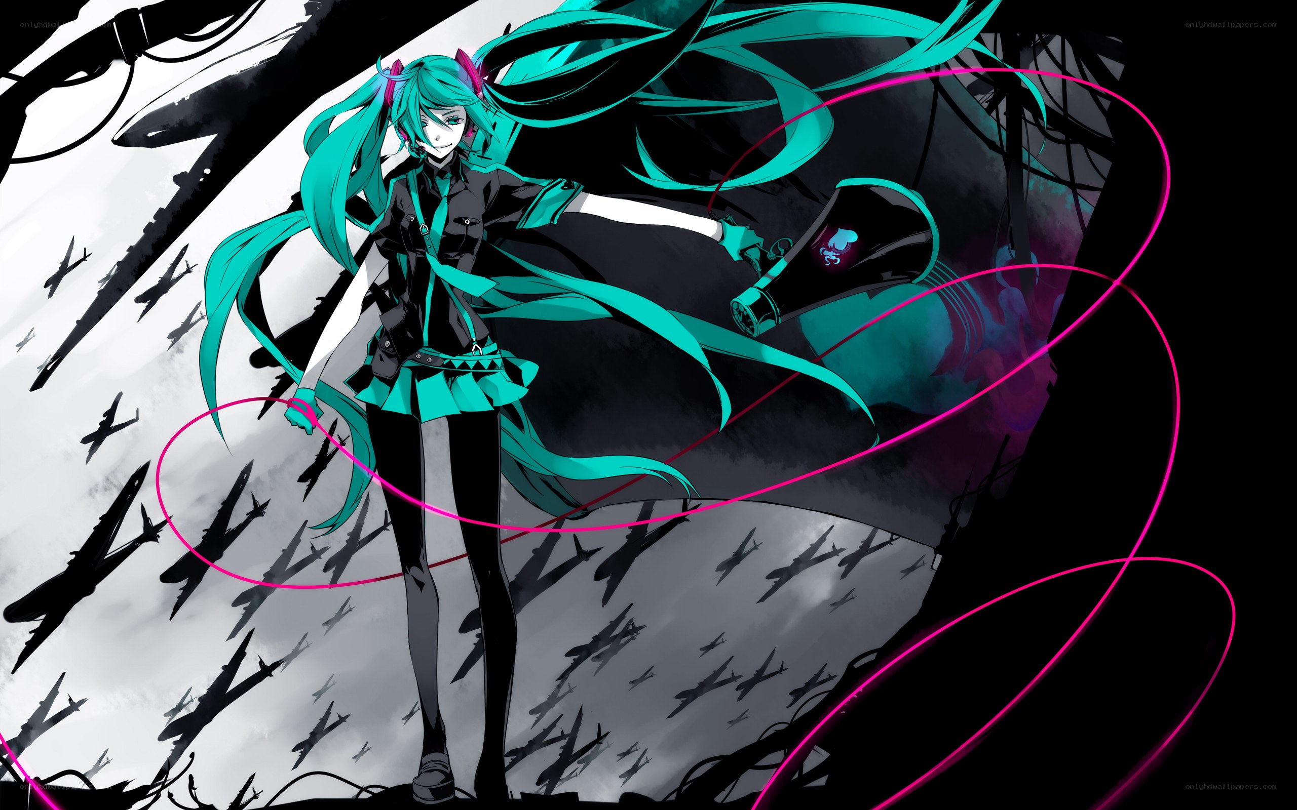 Miku in a dark world