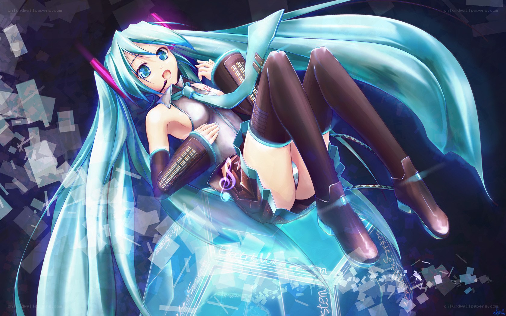Miku in a digital world
