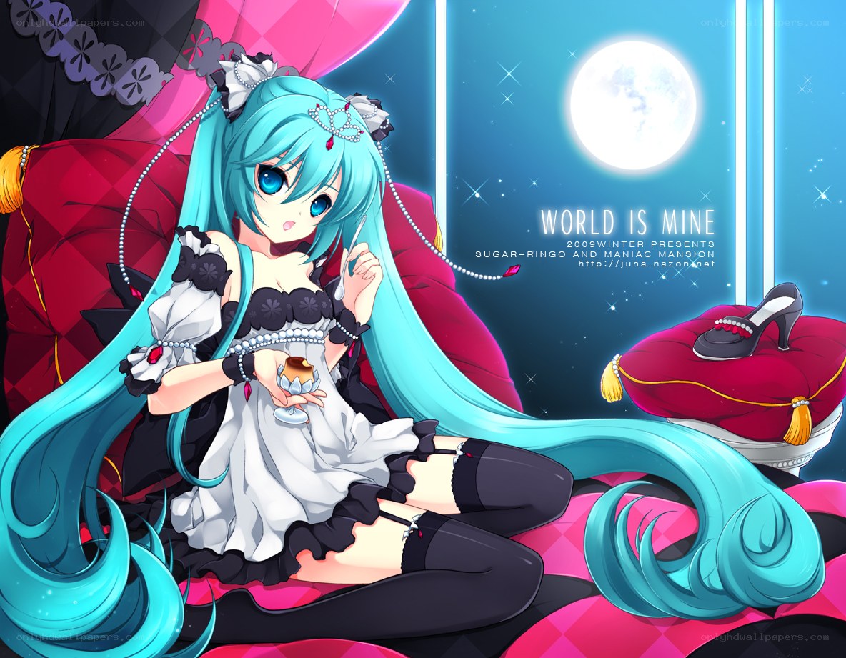 Miku in a dreamy night
