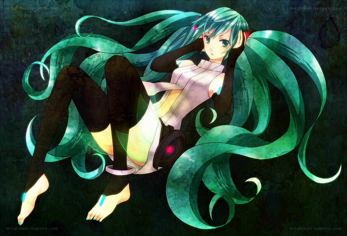 Miku in a dreamy pose