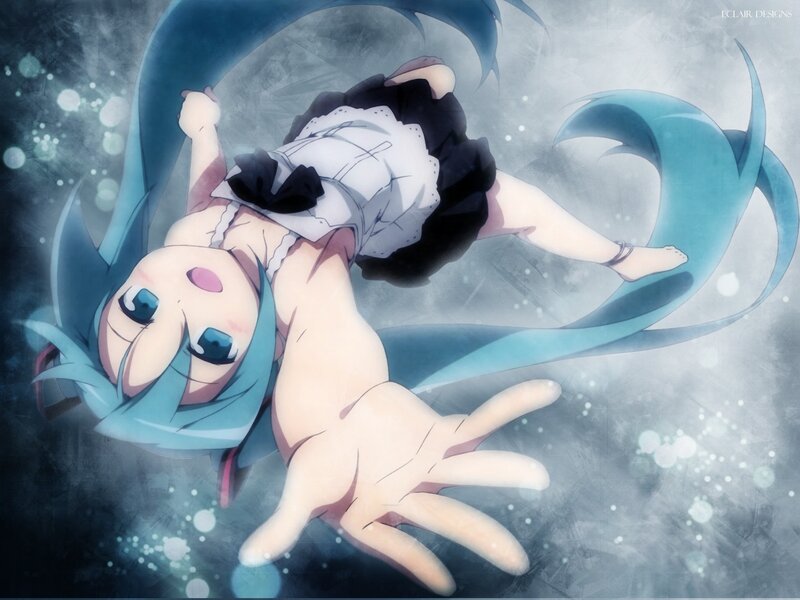 Miku in a dreamy pose