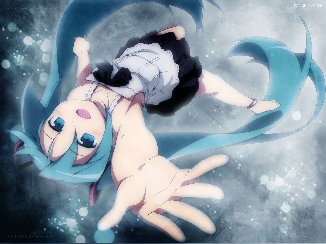 Miku in a dreamy pose