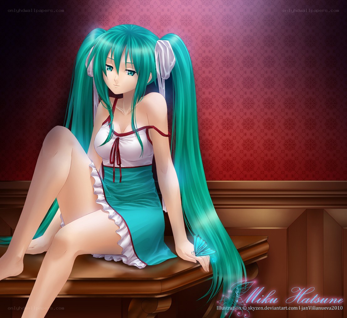 Miku in a dress