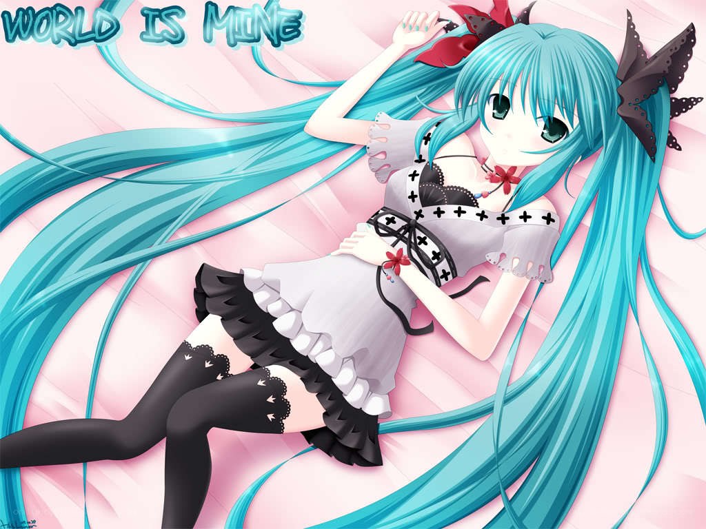 Miku in a dress
