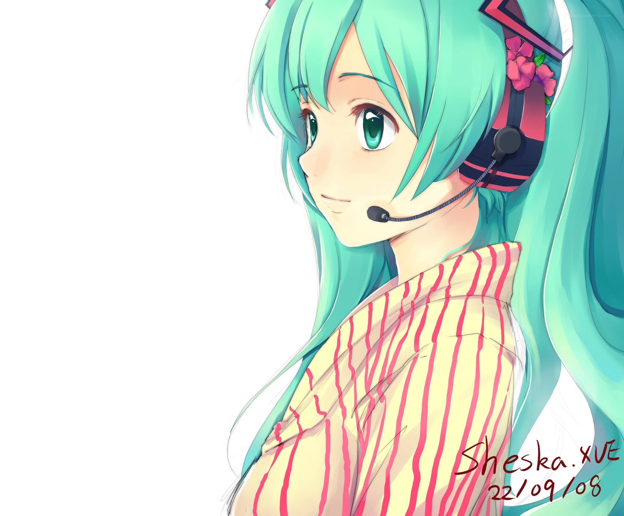 Miku in a kimono