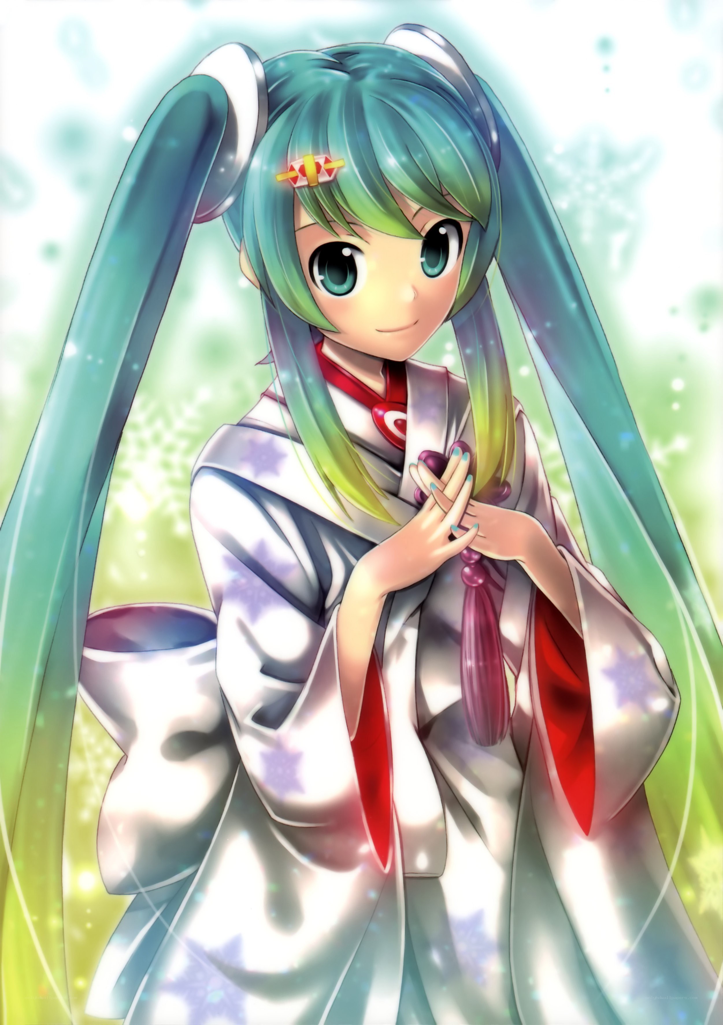Miku in a kimono