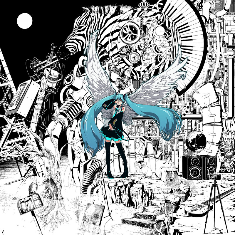 Miku in a mechanical world