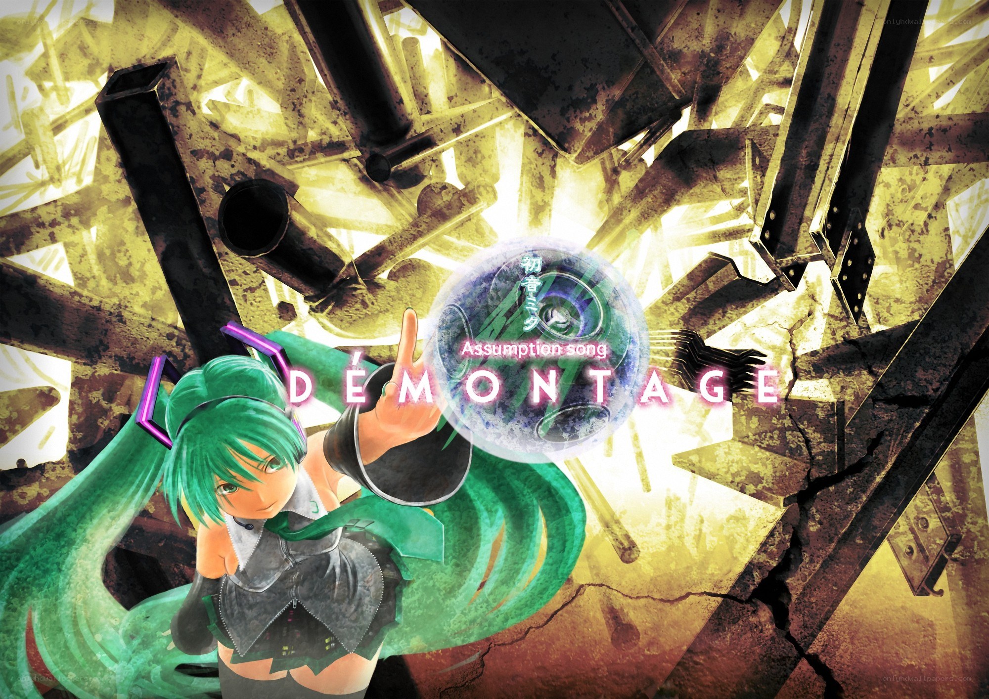 Miku in a mechanical world