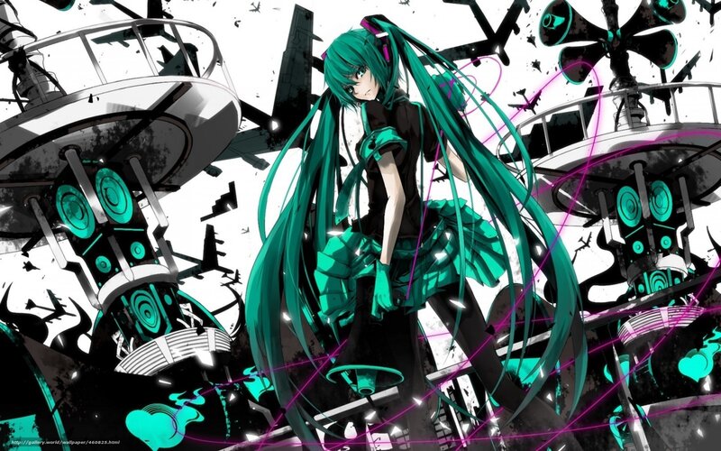 Miku in a mechanical world