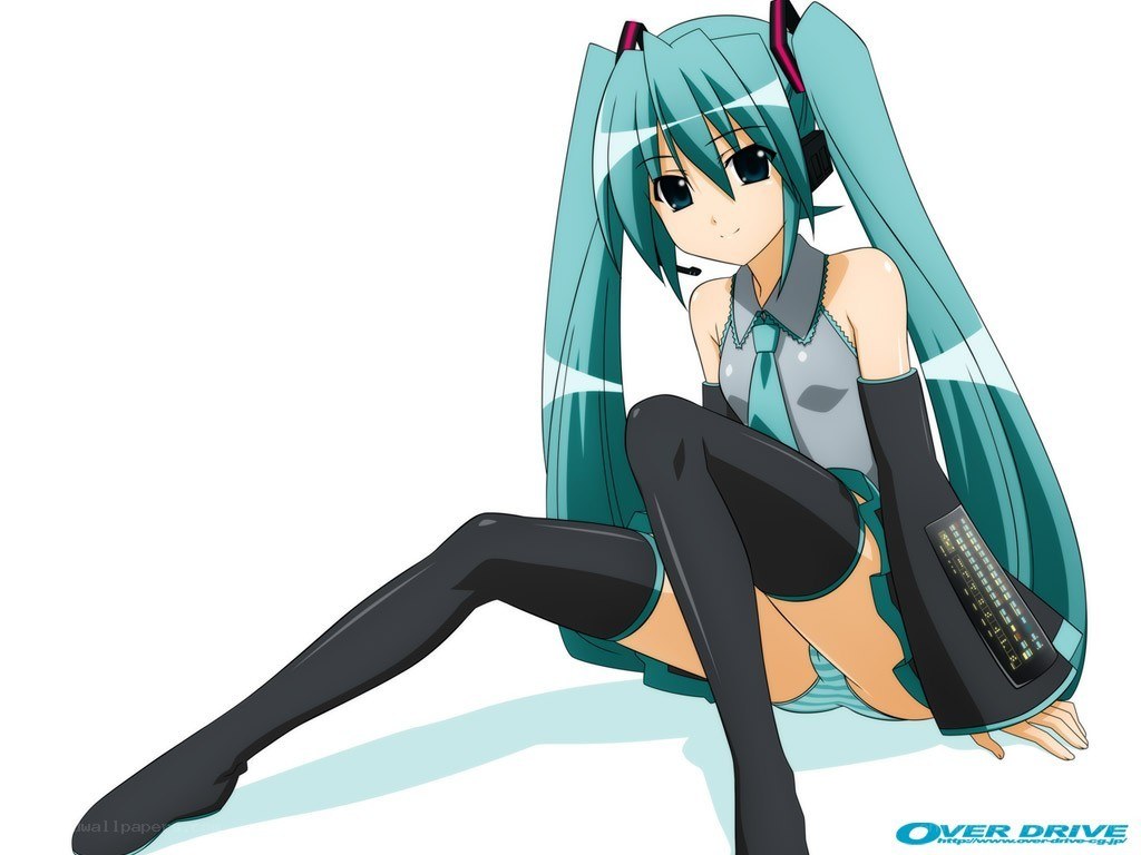 Miku in a playful pose